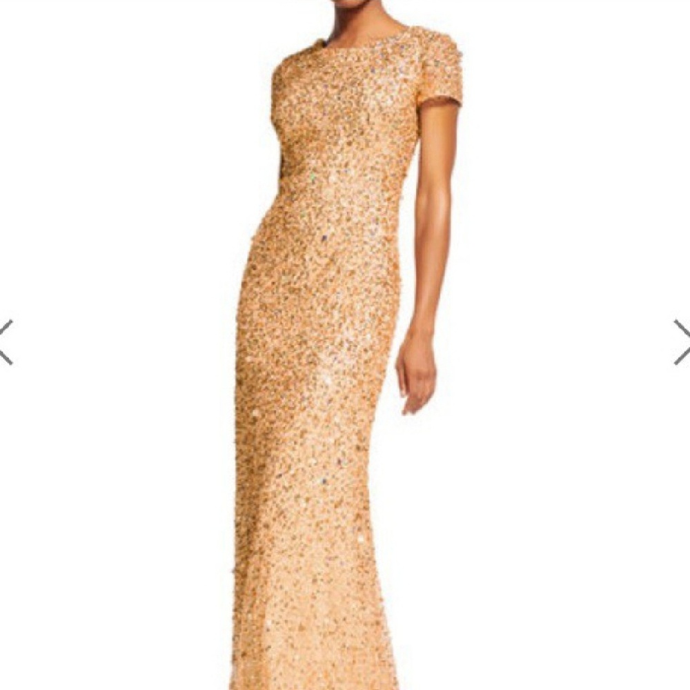 Rose Gold Sequin Gown